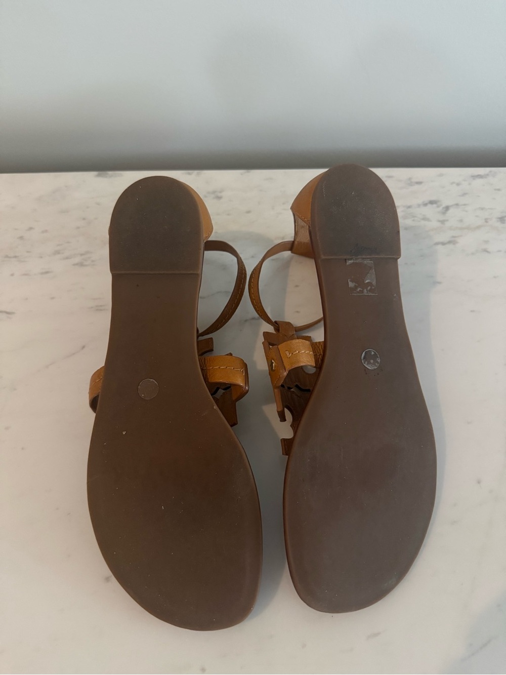 Tory Burch Tan Leather Sandals - Picture 5 of 6